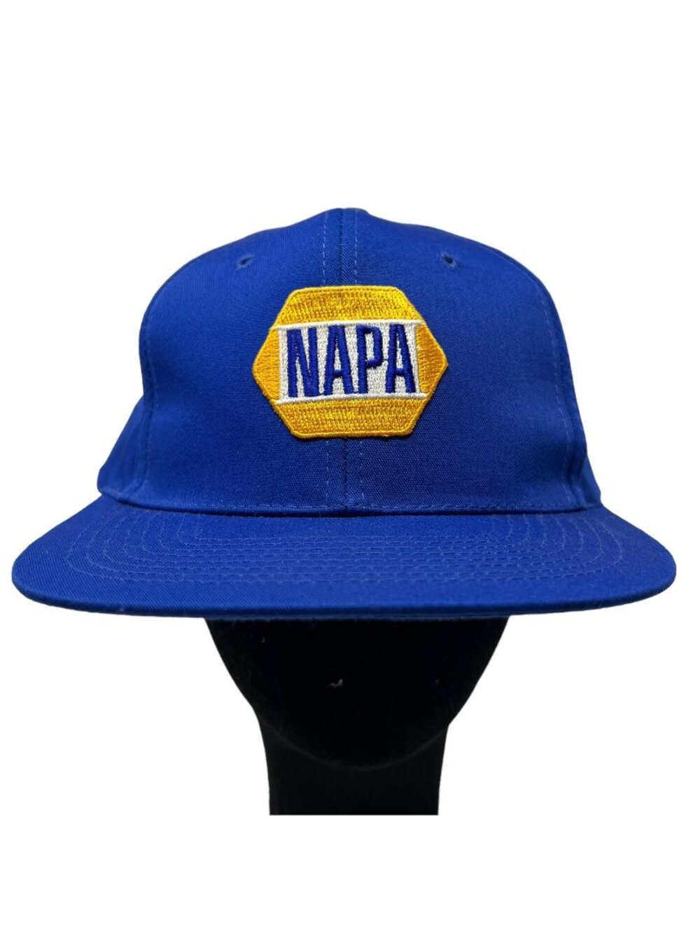 NAPA Auto Parts Vintage Snapback Hat Cap 80s 90s Retro Embroidered Nissin Blue